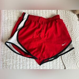 Nike Women's Tempo Running Red Athletic Shorts